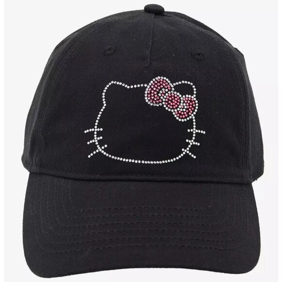 Hello Kitty  - Rhinestone Dad Cap- NEW - FREE SHIPPING! - Picture 1 of 3